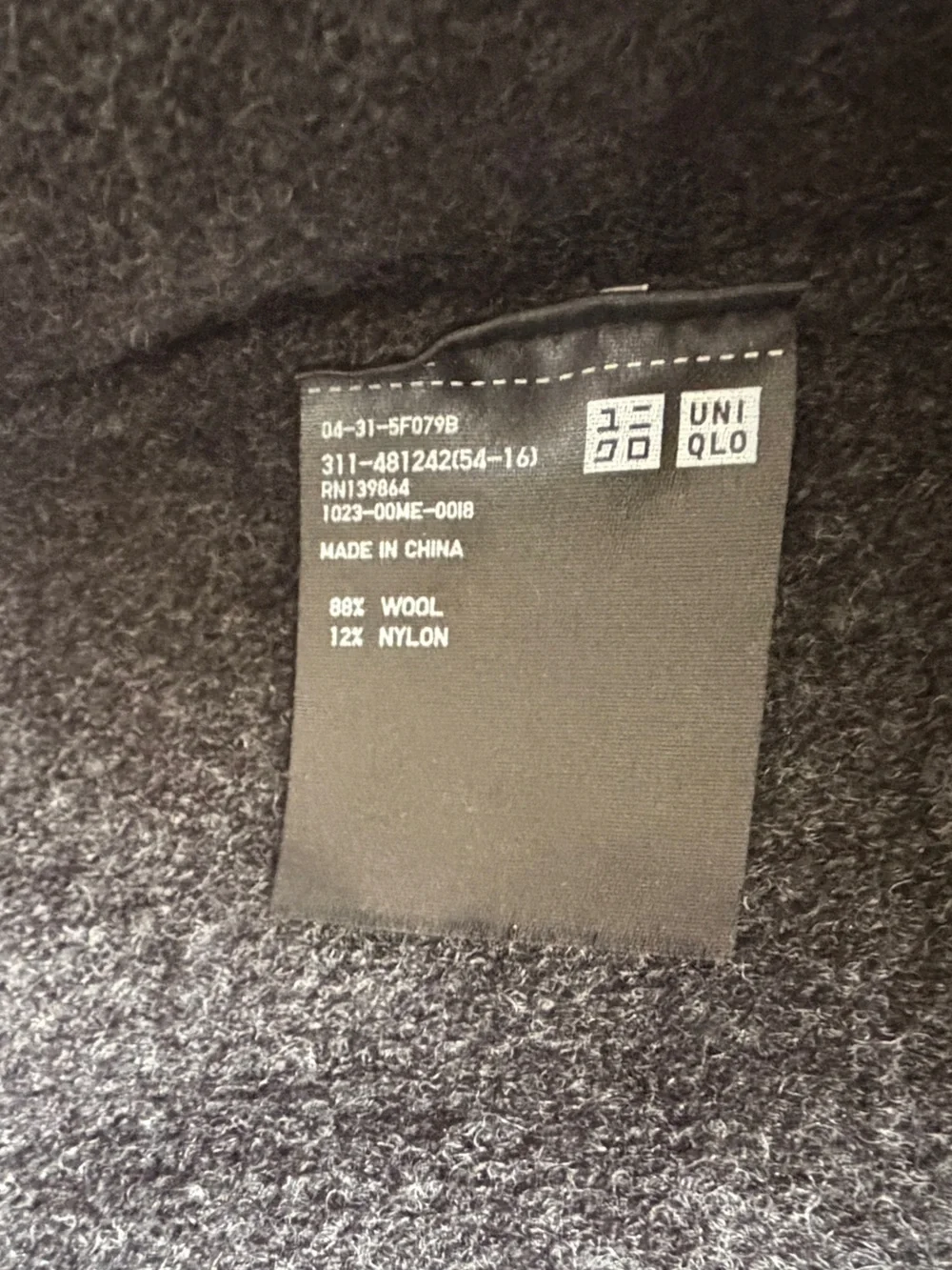 UNIQLO : C Knitted Full-Zip Jacket - 08 Dark Gray - Unisex S